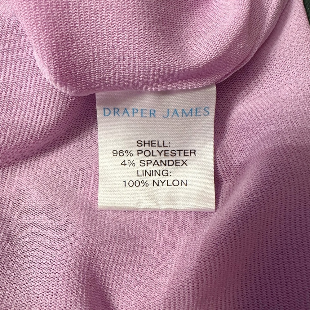 Draper James Floral Ruffle Purple Top Size Large - Picture 9 of 9
